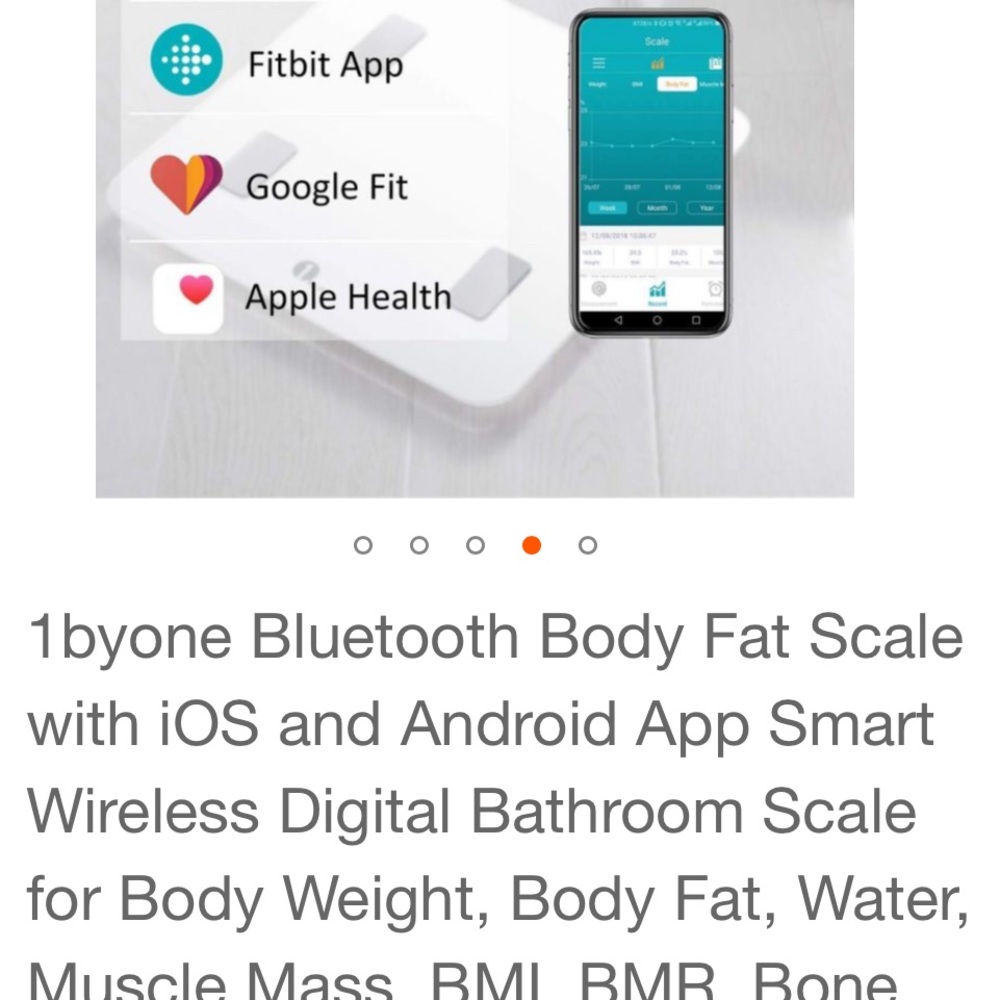 Smart Body Scale with iOS and Android App - Picture 6 of 7